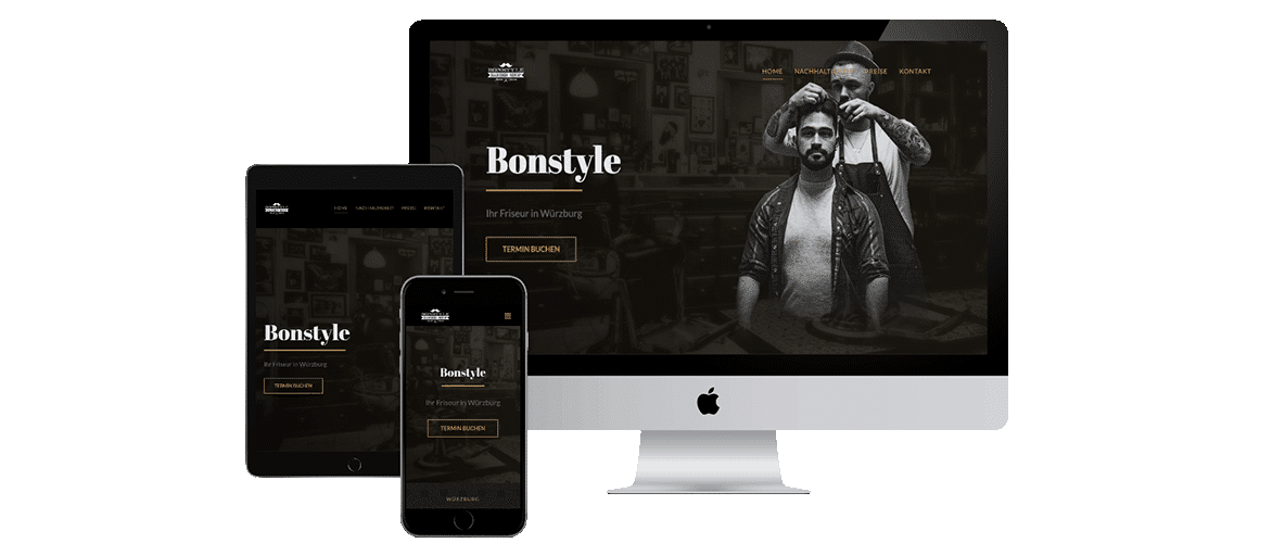 website mockup bonstyle